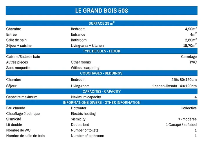 Lägenhet Confortable 2 Pieces, Skis Aux Pieds, 2 Ch, 4 Pers, Non-fumeur - Fr-1-182a-16