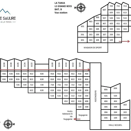 Confortable 2 Pieces, Skis Aux Pieds, 2 Ch, 4 Pers, Non-fumeur - Fr-1-182a-16 Apartman